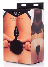 Tailz Black Bunny Tail Anal Plug Butt Plugs